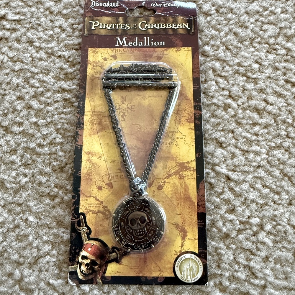 Disney Pirates of the Caribbean Medallion Necklace